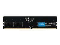Crucial - DDR5 - modul - 64 GB - DIMM 288-pin - 2800 MT/s / PC5-44800 - CL46 - 1.1 V - ej buffrad - on-die ECC - svart CT64G56C46U5