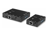 Startech HDMI Over IP Extender Kit - Advanced Compression - Transmitter & Receiver (ST12MHDLNHK) - Video/ljud/infraröd förlängare - HDMI - upp till 15 m - TAA-kompatibel - för P/N: ST12MHDLNHR ST12MHDLNHK
