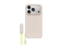 Beats - Baksidesskydd för mobiltelefon - med fällbart ställ - MagSafe-kompatibilitet - polykarbonat - lime stone - för iPhone 17 Pro MGTN4LL/A