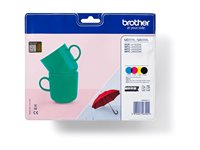 Brother LC227XLVALBP - 4-pack - Lång livslängd - svart, gul, cyan, magenta - original - blister - bläckpatron - för Brother DCP-J4120DW, MFC-J4420DW, MFC-J4620DW, MFC-J4625DW LC227XLVALBP