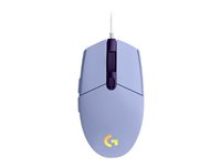 Logitech Gaming Mouse G203 LIGHTSYNC - Mus - optisk - 6 knappar - kabelansluten - USB - lila - för Komplett Epic Gaming PC a125 910-005853