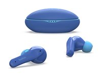 Belkin SoundForm Nano for Kids - True wireless-hörlurar med mikrofon - inuti örat - Bluetooth - blå PAC003BTBL