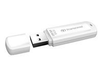 Transcend JetFlash 730 - USB flash-enhet - 64 GB - USB 3.0 - vit TS64GJF730