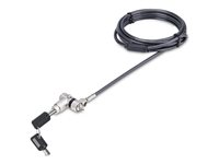 StarTech.com Universal Laptop Lock 6.6ft (2m), Security Cable For Notebook Compatible With Noble Wedge/Nano/K-Slot; Keyless Combination Locking Cable - Anti-Theft Cut-Resistant Steel Cable (UNIVC4D-LAPTOP-LOCK) - Lås för säkerhetskabel - svart, silver - 2 m UNIVC4D-LAPTOP-LOCK