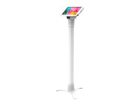 Compulocks Galaxy Tab A8 10.5" Space Enclosure Portable Floor Stand - Ställ - för surfplatta - låsbar - höggradig aluminium - vit - skärmstorlek: 10.5" - golvstående - för Samsung Galaxy Tab A8 (10.5 tum) 147W105GA8SW