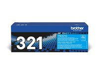 Brother TN321C - Cyan - original - tonerkassett - för Brother DCP-L8400, DCP-L8450, HL-L8250, HL-L8350, MFC-L8650, MFC-L8850 TN321C