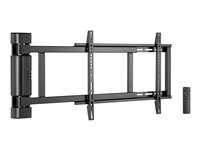 Multibrackets M Motorized Swing Mount X-Large (RF) - Monteringssats (svängbar arm) - för LCD-TV - metall - svart - skärmstorlek: 43"-75" - väggmonterbar 7350105212642