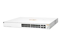 HPE Networking Instant On 1930 24G Class4 PoE 4SFP/SFP+ 195W Switch - Switch - L3 - Administrerad - 24 x 10/100/1000 (PoE) + 4 x 1 Gigabit / 10 Gigabit SFP+ - rackmonterbar - PoE (195 W) JL683B#ABB