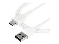 StarTech.com 1 m USB 2.0 till USB-C-kabel -&nbsp;vit - USB-kabel - USB (hane) rak till USB-C (hane) rak - Thunderbolt 3 / USB 2.0 - 1 m - vit RUSB2AC1MW