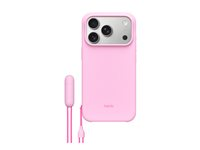 Beats - Baksidesskydd för mobiltelefon - med fällbart ställ - MagSafe-kompatibilitet - polykarbonat - pebble pink - för iPhone 17 Pro MGY84LL/A