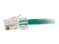 C2G Cat5e Non-Booted Unshielded (UTP) Network Patch Cable - Patch-kabel - RJ-45 (hane) till RJ-45 (hane) - 2 m - UTP - CAT 5e - tvinnad, enhetsstart - grön 83063