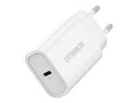 OtterBox - Strömadapter - 30 Watt - PD (USB-C) - vit - Europa 78-81416
