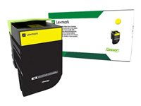 Lexmark X317 - Gul - original - tonerkassett LCCP, LRP - för Lexmark CS317dn, CS417dn, CS517de, CX317dn, CX417de 71B20Y0