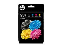 HP 937 - 4-pack - svart, cyan, magenta, gul - original - bläckpatron - för P/N: 403X8B#ABF, 403Y0B#AB5, 537P5B, 53N94B, 5A0S0C, 5A0S0C#778 6C400NE