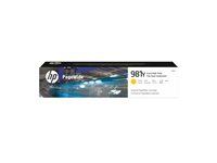 HP 981Y - 185 ml - Extra lång livslängd - gul - original - PageWide - bläckpatron - för PageWide Enterprise Color MFP 586; PageWide Managed Color E55650 L0R15A