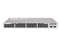 Cisco Catalyst 9200L - Network Essentials - switch - L3 - Administrerad - 12 x 100/1000/2.5G/5G/10GBase-T + 36 x 10/100/1000 (PoE+) + 4 x 10 Gigabit SFP+ (upplänk) - rackmonterbar - PoE+ (1440 W) C9200L-48PXG-4X-E