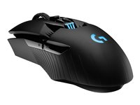 Logitech Wireless Gaming Mouse G903 LIGHTSPEED with HERO 16K sensor - Mus - höger- och vänsterhänta - optisk - 11 knappar - trådlös, kabelansluten - USB, 2.4 GHz - USB Logitech LIGHTSPEED-mottagare 910-005673