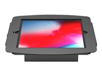 Compulocks iPad Pro 12.9" (3-6th Gen) Space Enclosure AV Conference Room Capsule - Monteringssats (hölje, bas) - 25° visningsvinkel - för surfplatta - låsbar - stål, höggradig aluminium - svart - skärmstorlek: 12.9" - monteringsgränssnitt: 100 x 100 mm - väggmonterbar, skrivbord, disk-monteringsbar - för Apple 12.9-inch iPad Pro 341B299PSENB