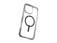 Zagg Santa Cruz Snap - Baksidesskydd för mobiltelefon - MagSafe-kompatibilitet - grafen - svart, transparent - för Apple iPhone 16 Pro Max 702315053