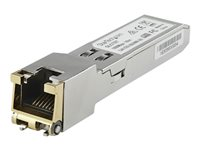 StarTech.com Dell EMC SFP-1G-T Compatible SFP Module, 1000BASE-T, SFP to RJ45 (Copper) Cat6/Cat5e, 1GE Gigabit Ethernet SFP, RJ-45 (Copper) 100m, 1Gbps Mini GBIC Transceiver SFP Module - Lifetime Warranty (SFP1GTEMCST) - SFP-sändar/mottagarmodul (mini-GBIC) (likvärdigt med: Dell EMC SFP-1G-T) - 1GbE - 1000Base-T - RJ-45 - upp till 100 m SFP1GTEMCST