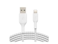 Belkin BOOST CHARGE - Lightning-kabel - Lightning hane till USB hane - 2 m - vit CAA002BT2MWH