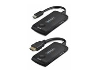 Startech - Trådlösa video/ljud/infraröd förlängare - HDMI, USB-C - upp till 20 m 4KUSBC-WIRELESS-65FT