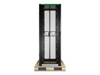 APC NetShelter SX Gen 2 - Rack skåp - 600 W x 1070 D mm, 2500 lbs, shock packaging - golvstående - svart - 42U - 19" - TAA-kompatibel AR3100SPB2