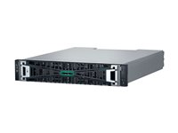HPE Modular Smart Array 2070 10GBASE-T iSCSI LFF Storage - 7th Generation - hårddiskarray - 0 TB - 12 fack (SAS-3) - iSCSI (10 GbE) (extern) - kan monteras i rack - 2U S1H45A