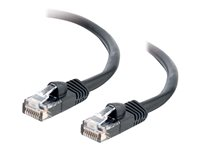 C2G Cat5e Booted Unshielded (UTP) Network Patch Cable - Patch-kabel - RJ-45 (hane) till RJ-45 (hane) - 7 m - UTP - CAT 5e - formpressad, hakfri, tvinnad - svart 83186