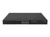 HPE FlexNetwork 5140 24G SFP w/8G Combo 4SFP+ EI - Switch - L3 - smart - 24 x Gigabit SFP + 8 x kombination Gigabit Ethernet/Gigabit SFP + 4 x 10 Gigabit Ethernet / 1 Gigabit Ethernet SFP+ - rackmonterbar JL826A