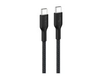 Belkin BoostCharge - USB-kabel - USB-C (hane) till USB-C (hane) - 2 m - USB-strömförsörjning (240W), braided - svart CAB025HQ2MBK