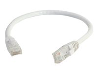 C2G Cat5e Booted Unshielded (UTP) Network Patch Cable - Patch-kabel - RJ-45 (hane) till RJ-45 (hane) - 2 m - UTP - CAT 5e - formpressad, hakfri, tvinnad - vit 83263