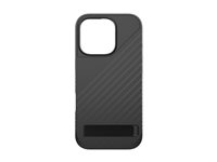 ZAGG Denali Snap - Baksidesskydd för mobiltelefon - med fällbart ställ - MagSafe-kompatibilitet - termoplastisk polyuretan (TPU), grafen - för Apple iPhone 16 Pro 702315252
