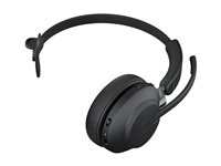 Jabra Evolve2 65 UC Mono - Headset - på örat - konvertibel - Bluetooth - trådlös - USB-C - ljudisolerande - svart 26599-889-899