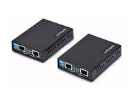 Startech - Extender Kit - short-haul-modem - 100Mb LAN, Ethernet over VDSL2 - 10Base-T, 100Base-TX - 4 portar - upp till 1 km - TAA-kompatibel VDSL-LAN-EXTENDER-EU