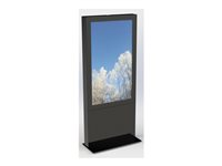 HI-ND Single Totem Touch 55" - Ställ - för LCD-display - svart - skärmstorlek: 55" - golvstående - för Samsung QM55R-T ST5551T-02