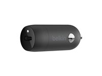 Belkin BoostCharge - Strömadapter för bil - 30 Watt - 3 A - Fast Charge, Strömmatning 3.1 (USB-C) - svart CCA004BTBK
