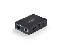 Startech - Fibermediekonverterare - 10GbE - över fiberoptik - 10GBase-LR, 10GBase-SR, 10GBase-X, 10GBase-T - SFP+ / RJ-45 - TAA-kompatibel MCM10GSFP2