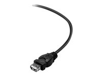 Belkin - USB-förlängningskabel - USB (hane) till USB (hona) - USB 2.0 - 3 m F3U153BT3M