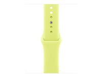 Apple - Band för smart klocka - 40mm - storlek S/M - neongul - för Watch Hermès Series 7, Hermès Series 9, SE 3, Series 10, Series 11, Series 8, Series 9 MFFT4ZM/A