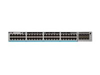 Cisco Catalyst 9300 - Network Essentials - switch - L3 - Administrerad - 36 x 2.5GBase-T (UPOE) + 12 x 100/1000/2.5G/5G/10G (UPOE) - rackmonterbar - UPOE (490 W) C9300-48UXM-E