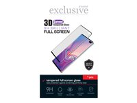 Insmat Exclusive - Skärmskydd för mobiltelefon - helskärm - 3D - glas - ramfärg svart - för OnePlus 13 861-1604