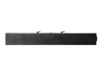 HP S101 - Soundbar - för övervakning - 2.5 Watt - svart (grillfärg - svart) - för HP 280, 34, Z1 G9; Elite 600 G9, 800 G9; EliteDesk 80X G8; Pro 400 G9; ProDesk 405 G8 5UU40AA