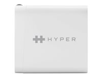 HyperJuice - Strömadapter - AC 100-240 V - 65 Watt - utgångskontakter: 1 - Europa - vit HJ653E