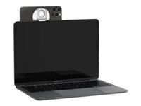 Belkin - Magnetisk montering för mobiltelefon - MagSafe-kompatibel, för bärbara Mac-datorer - vit - för Apple iPhone 12, 13, 14, 16; MacBook Air; MacBook Pro MMA006BTWH