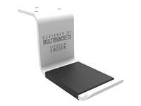 Multibrackets M Headset Holder - Monteringssats (montering på skrivbord) - för hörlurar/headset - aluminium - vit - skrivbord, disk-monteringsbar 7350073731855