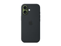 Apple - Skydd för mobiltelefon - MagSafe-kompatibilitet - silikon - svart - för iPhone 17 MGF14ZM/A