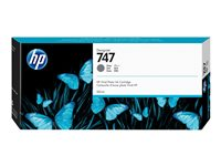 HP 747 - 300 ml - grå - original - DesignJet - bläckpatron - för DesignJet Z9+ PostScript, Z9+dr, Z9+dr PostScript P2V86A