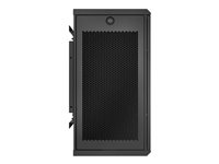 APC NetShelter WX AR106V - Skåp - väggmontering - svart - 6U - 19" AR106V