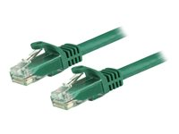 StarTech.com Cat6-patchkabel med hakfria RJ45-kontakter – 0,5 m, grön - Patch-kabel - RJ-45 (hane) till RJ-45 (hane) - 50 cm - UTP - CAT 6 - hakfri - grön N6PATC50CMGN